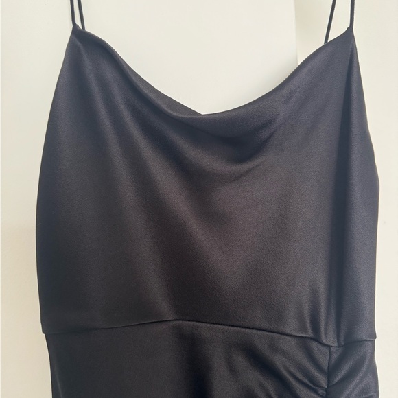 Alice and Olivia Cowl Neck Satin Gown - Picture 6 of 9